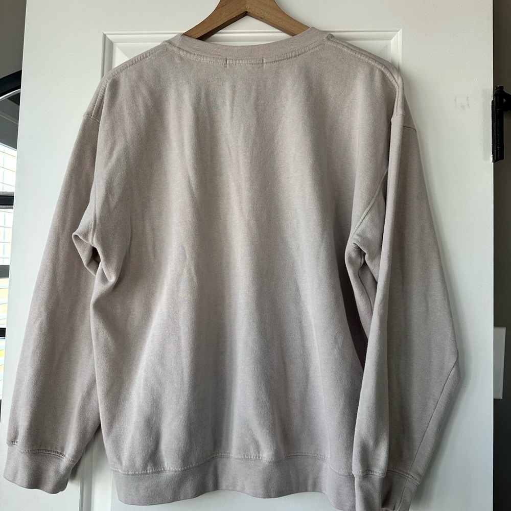 Favorite Daughter Beige Crewneck Sweatshirt with Red Heart - Picture 4 of 4